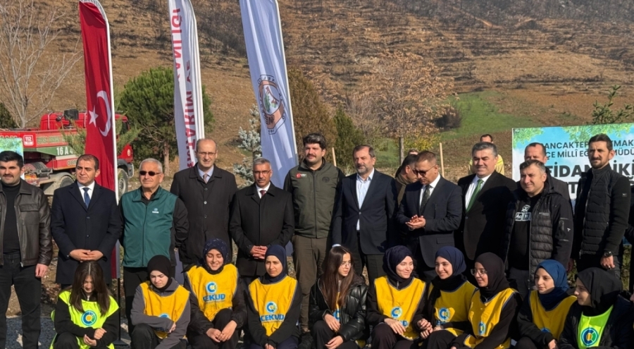 Gürsu'da fidanlar toprakla buluştu