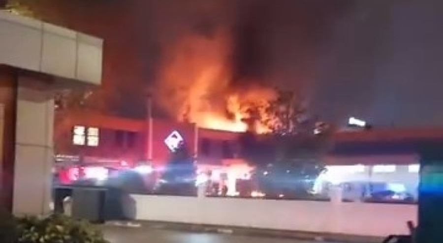 Bursa'da fabrika yangını paniğe neden oldu!