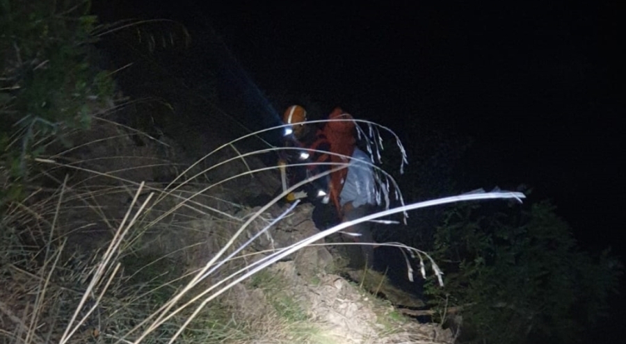 Bursa'da ormanda mahsur kalan kişi kurtarıldı