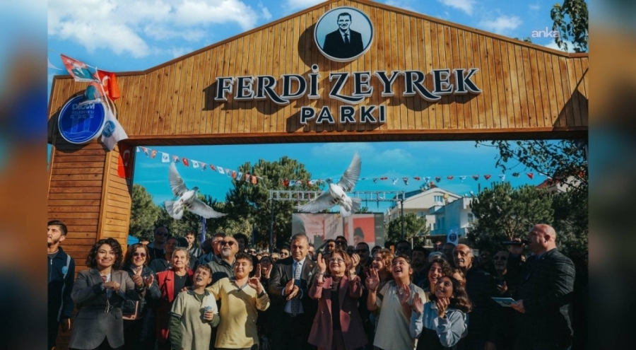 Manisa Büyükşehir Belediye Başkanı Ferdi Zeyrek'in adı bir parka verdi