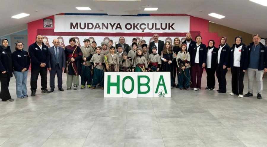 Mudanya'da öğrencilere yönelik okçuluk etkinliğine yoğun ilgi