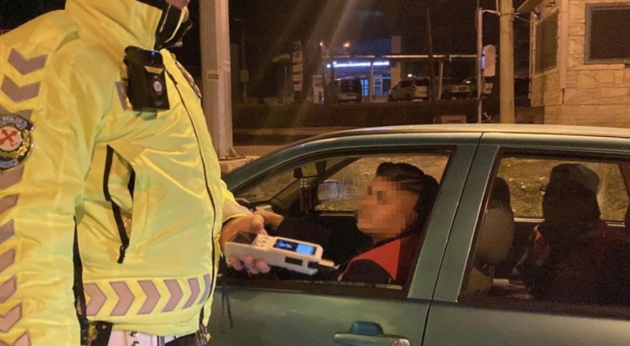 Direksiyon başında alkollü yakalandı, ehliyetine el konuldu