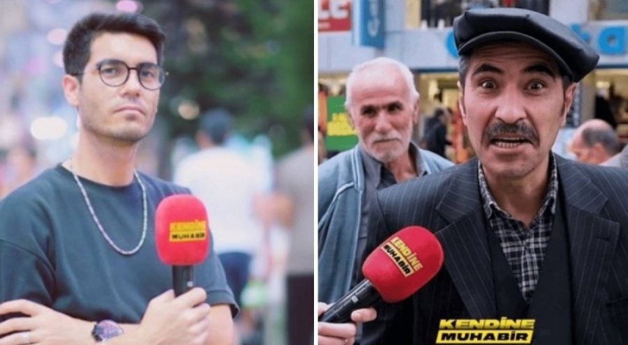 Sokak röportajı yapan muhabir ve mani okuyan kişi tutuklandı