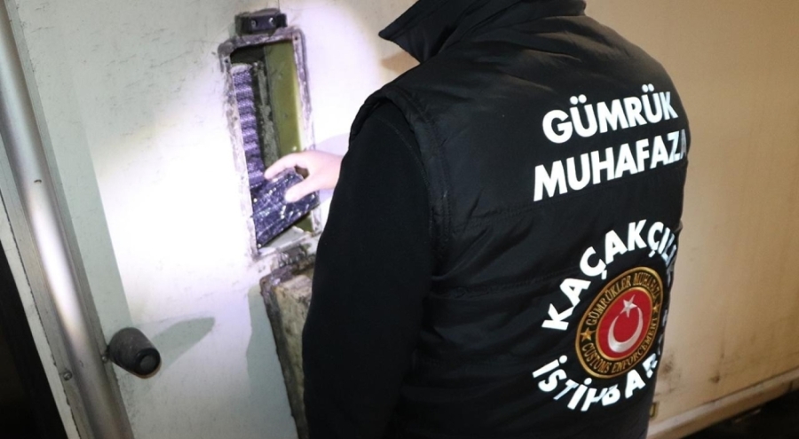 Gürbulak'ta 1,1 milyar liralık uyuşturucu ele geçirildi