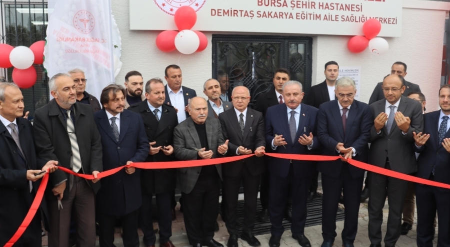 Bursa Demirtaş'ın yeni aile sağlığı merkezi açıldı