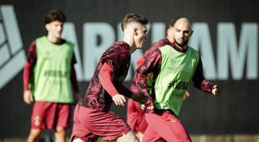 Galatasaray, Monaco maçı antrenmanlarına başladı