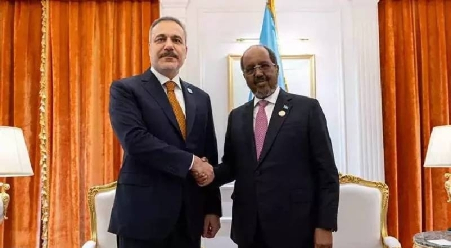 Bakan Fidan, Somali Cumhurbaşkanı Mahmud ile görüştü