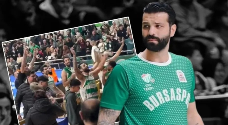 Bursaspor Basketbol'da Göksenin Köksal'ın maç sonu hareketi olay yarattı