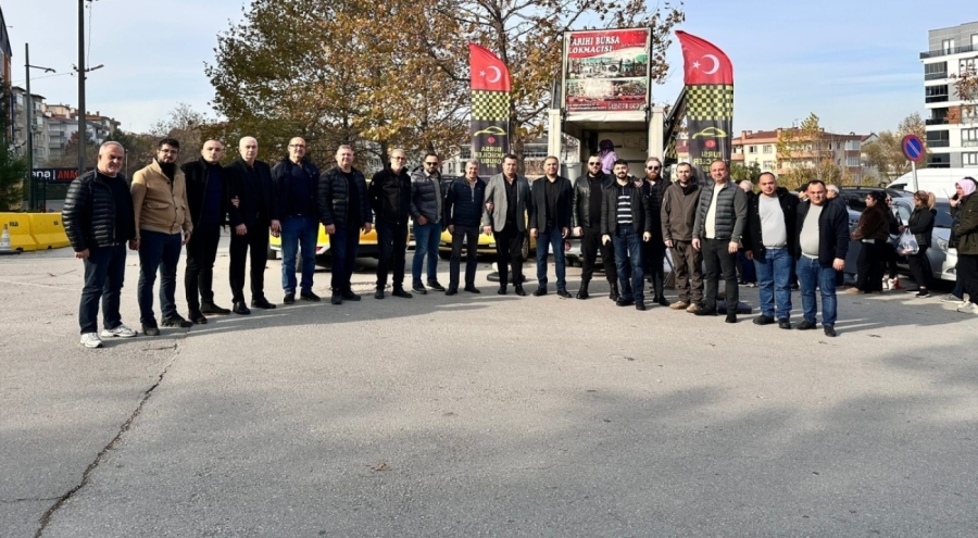 Bursa'da taksi esnafından şehitlere vefa