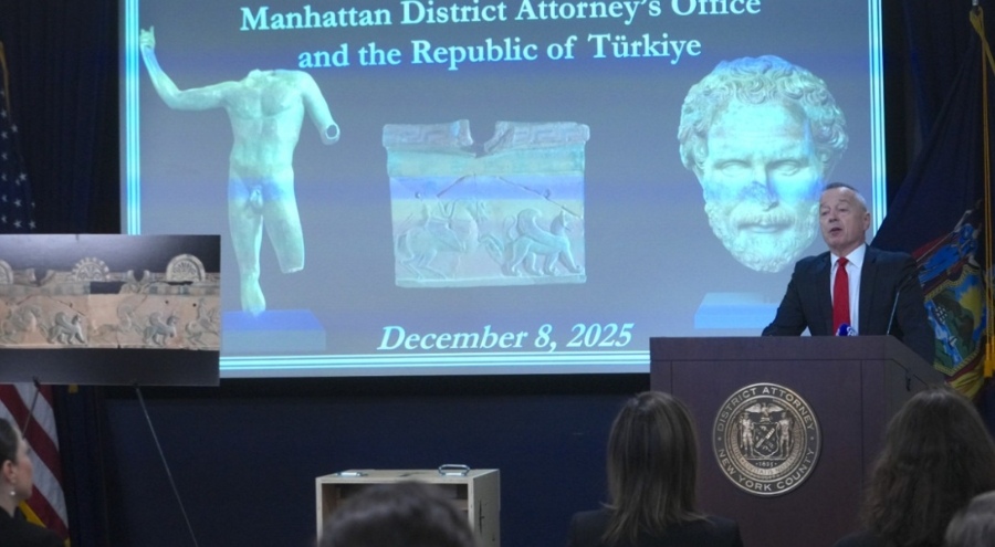 ABD'de 41 tarihi eser Türkiye'ye iade edildi