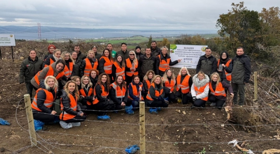 BUSADER, Çanakkale'de  fidanları toprakla buluşturdu