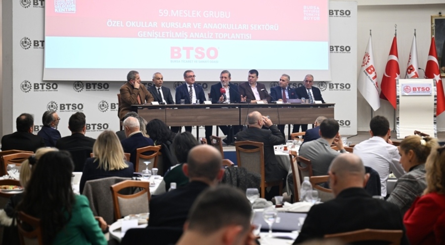 BTSO'da eğitim sektörünün geleceği hakkında konuşuldu