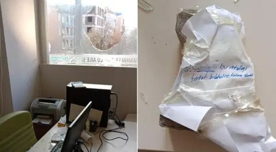 Aile sağlığı merkezine taşlı saldırı: Doktora 'notlu' tehdit!