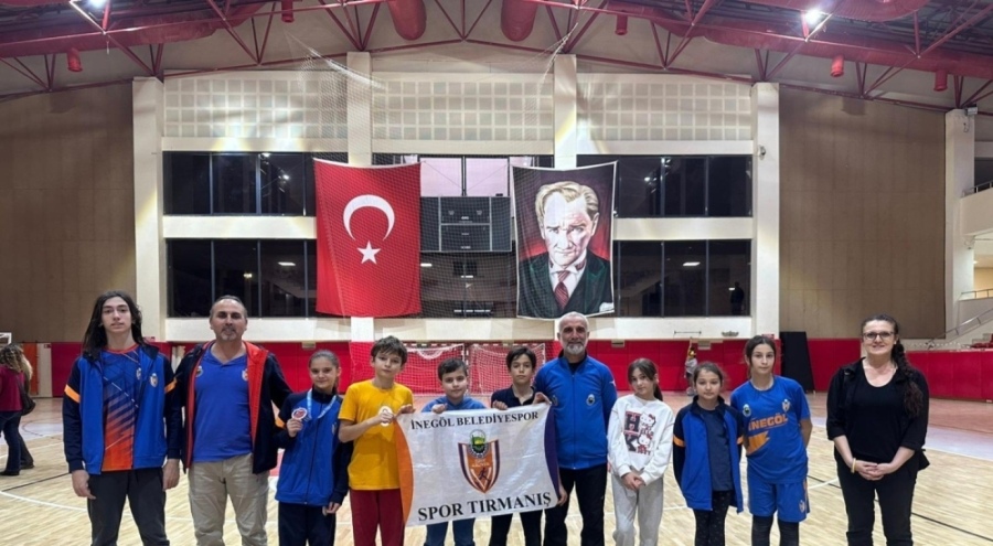 Küçük tırmanışçılar İnegöl'e dereceyle döndü