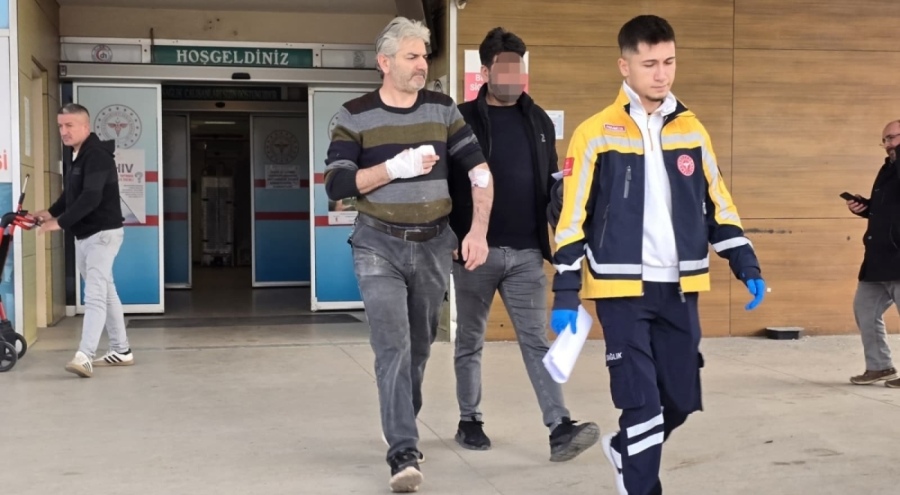 Bursa'da makineye elini kaptıran işçi hastaneye kaldırıldı!