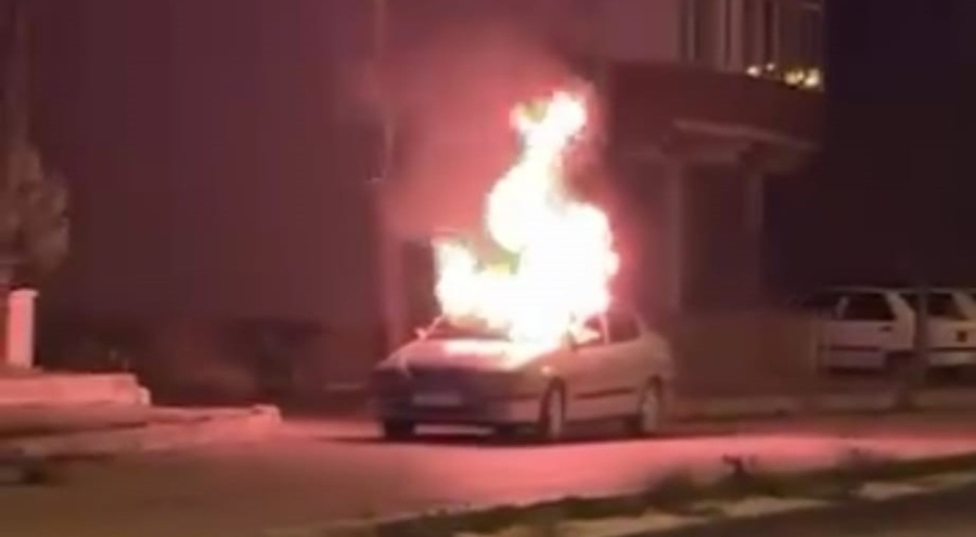 Seyir halindeki otomobil alevlere teslim oldu