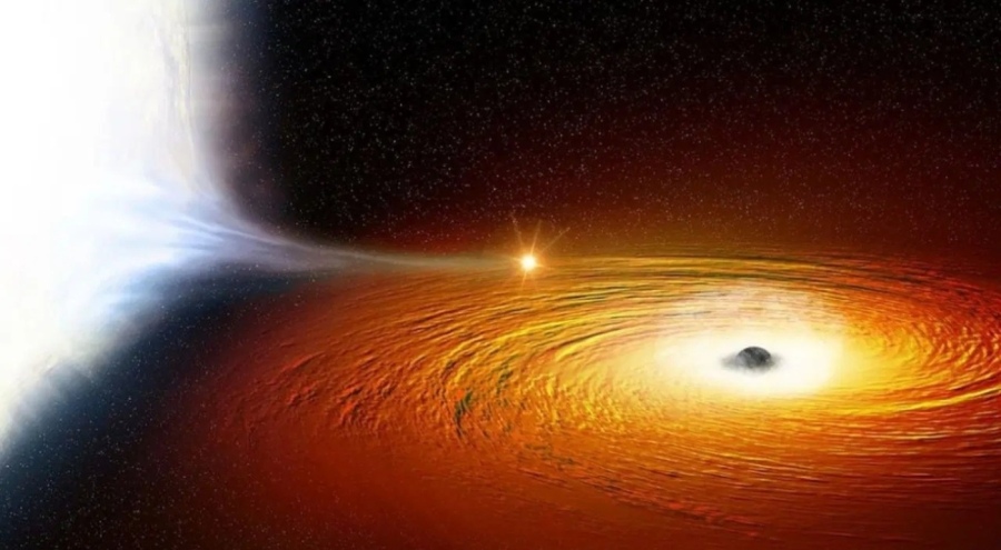 Yıldız doğuran kara delik keşfedildi