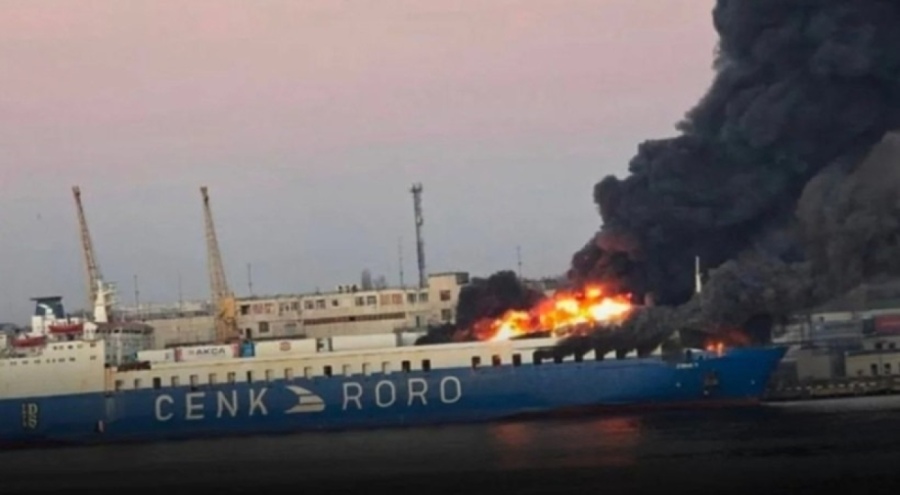 Ukrayna açıklarında gerilim: Türk yük gemisi vuruldu!