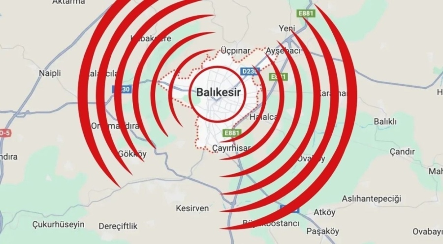 Balıkesir'de deprem