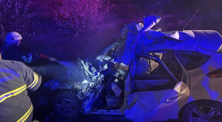 Beton mikserine çarpan sürücü yaşamını yitirdi