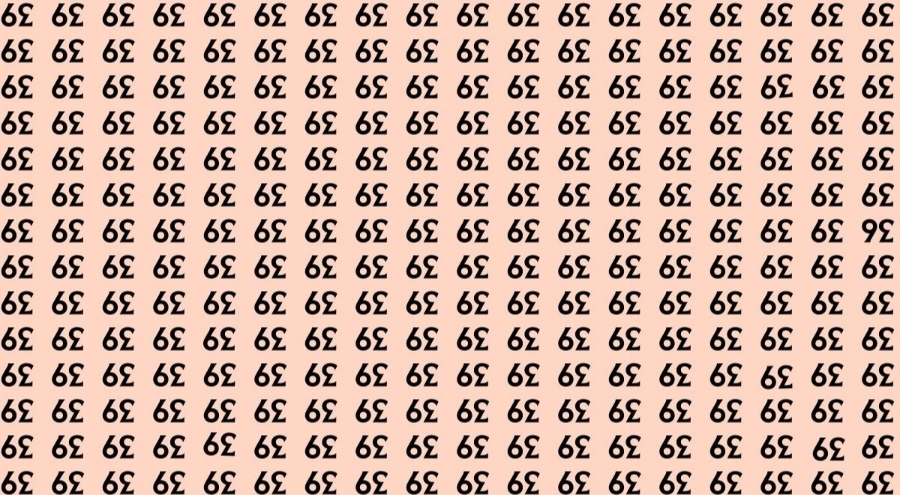 Sadece 10 saniyede ters çevrilmiş 39'lar arasında gizlenmiş 36 sayısını bulabilir misin?