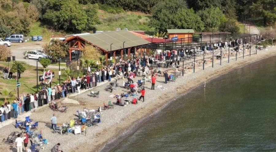 Muğla'nın Dalaman ilçesinde yat bağlama iskelesine protesto