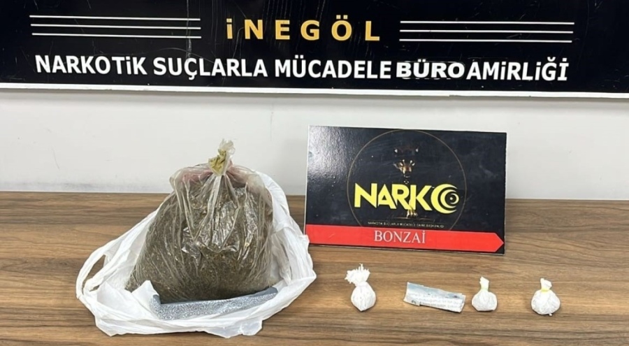 Bursa'da narkotik operasyonu: 2 kilogram uyuşturucu madde ele geçirildi
