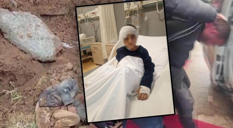 Dayısı tarafından diri diri toprağa gömülen çocuk hayati tehlikeyi atlattı