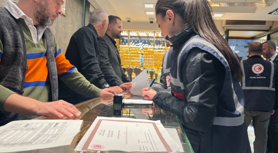 Bursa'da kuyumculara baskın! 82 kuyumcuya 16 milyon TL idari para cezası uygulandı