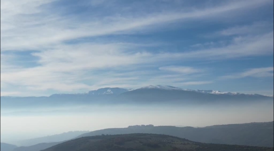 İnegöl'de sis etkili oldu