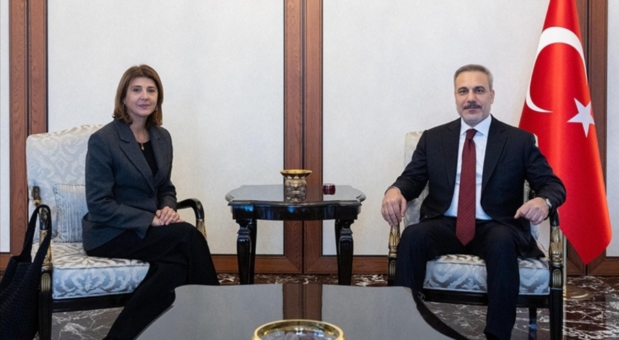 Bakan Hakan Fidan, BM Kıbrıs Temsilcisi Cuellar'ı kabul etti