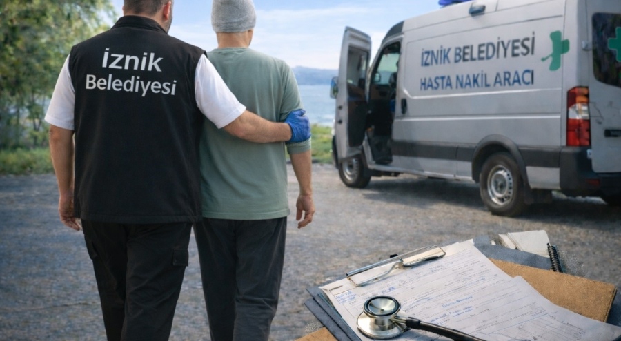 İznik Belediyesi 2025 yılında 5 bin hasta nakil hizmeti gerçekleştirdi