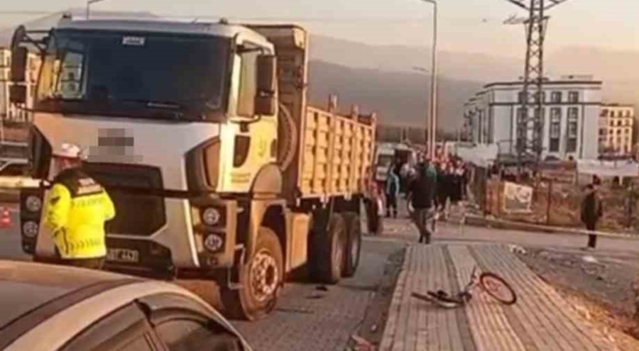 Hatay'da kamyonun çarptığı 6 yaşındaki bisikletli çocuk öldü