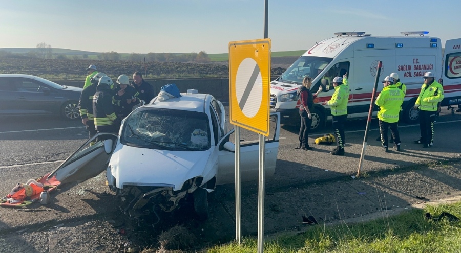 Tekirdağ'da kaza: Çok sayıda yaralı