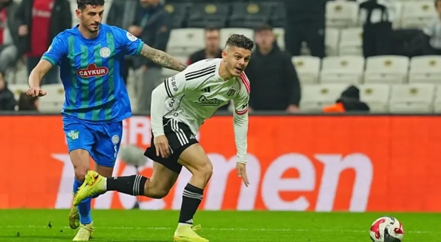 Beşiktaş, Çaykur Rizespor'u 1-0 mağlup etti