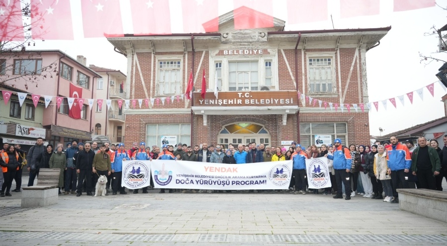 Bursa Yenişehir'de doğa yürüyüşü büyük ilgi gördü