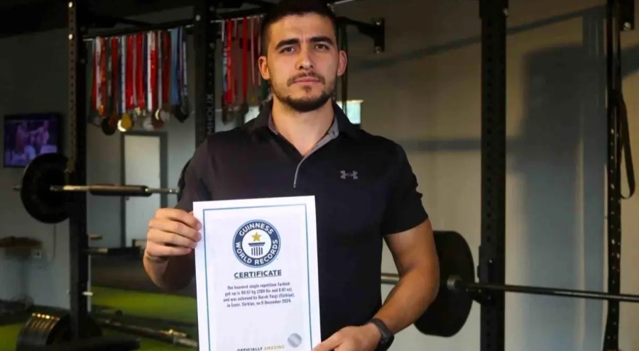 Burak Yazgı, yeniden Guinness Rekorlar Kitabı'na girdi