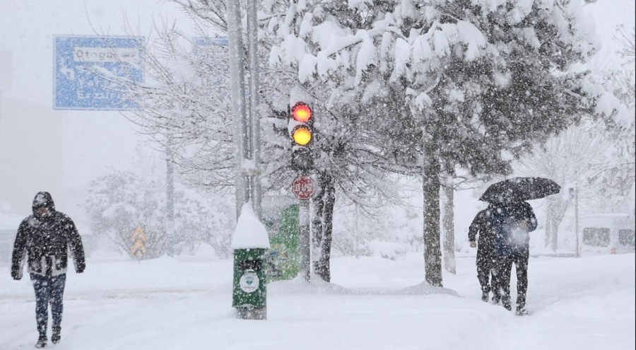 13 il için kuvvetli kar yağışı uyarısı