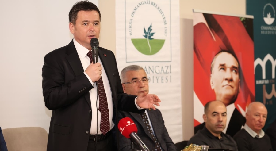 Osmangazi Belediye Başkanı Aydın, 7 mahallenin muhtarı ve vatandaşlarıyla bir araya geldi