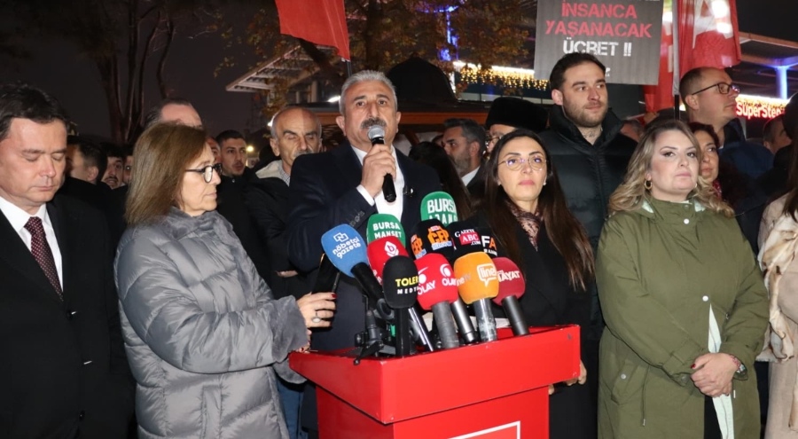 CHP Bursa İl Başkanı Nihat Yeşiltaş'tan asgari ücret tepkisi: "Geçim yoksa seçim vardır"