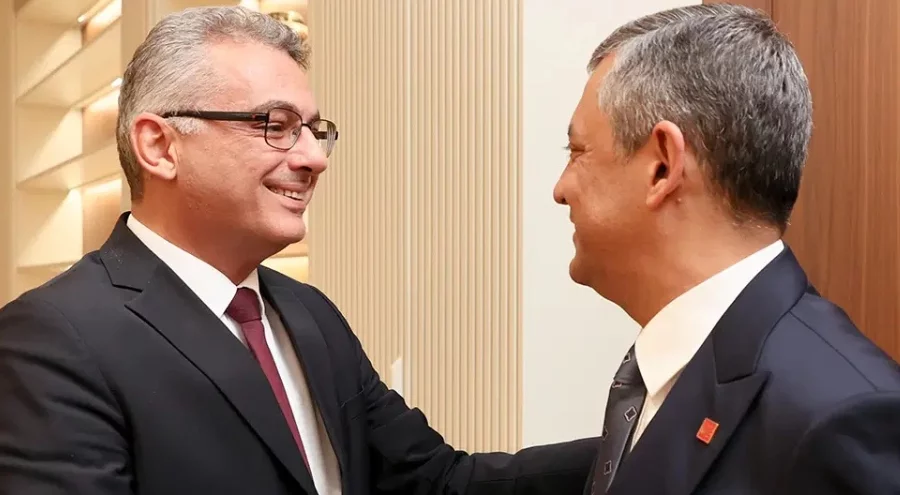 Özgür Özel, KKTC Cumhurbaşkanı Erhürman ile bir araya geldi