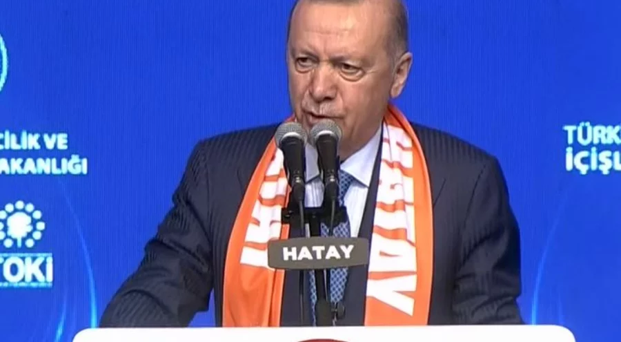Cumhurbaşkanı Erdoğan Hatay'da: Sizi asla yalnız bırakmayacağız