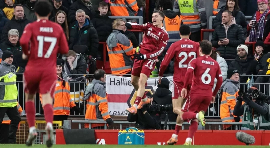 Liverpool, Wolverhampton'ı yendi