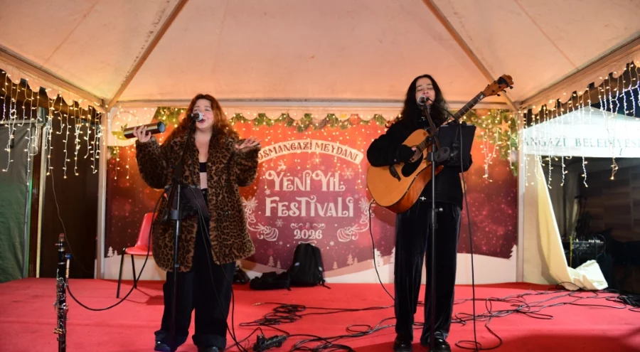 Osmangazi'de RednBlack grubu festival ruhunu yansıttı