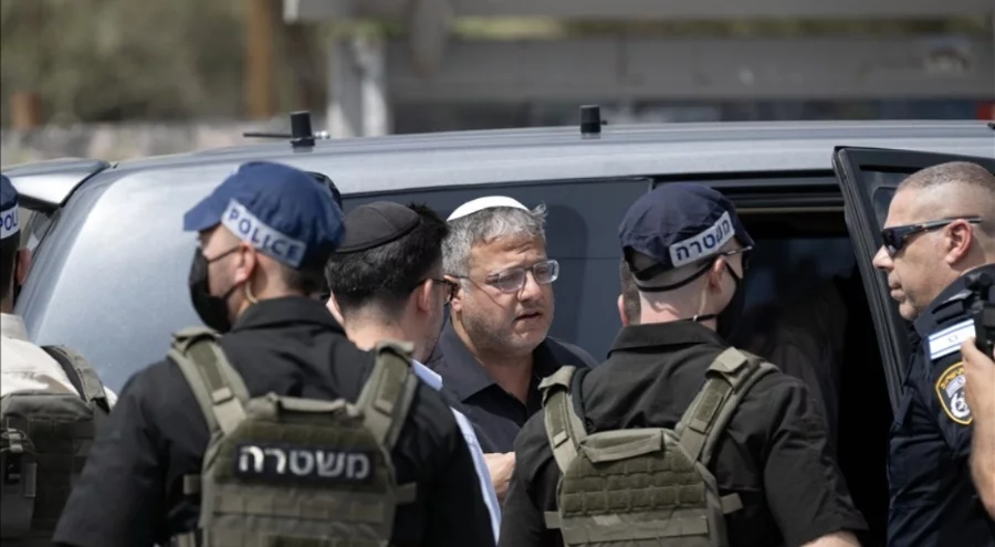 İsrail'de Ben-Gvir'e taşlı saldırı