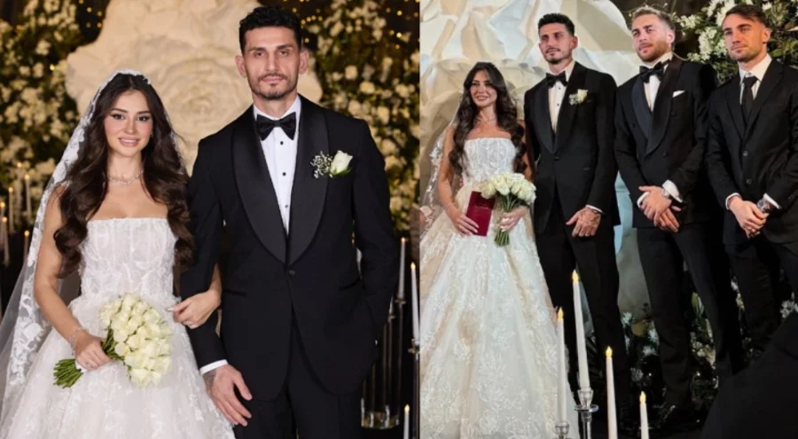 Samet Akaydın ile Hazal Çağlar evlendi, sosyal medyaya nikah şahitleri gündem oldu