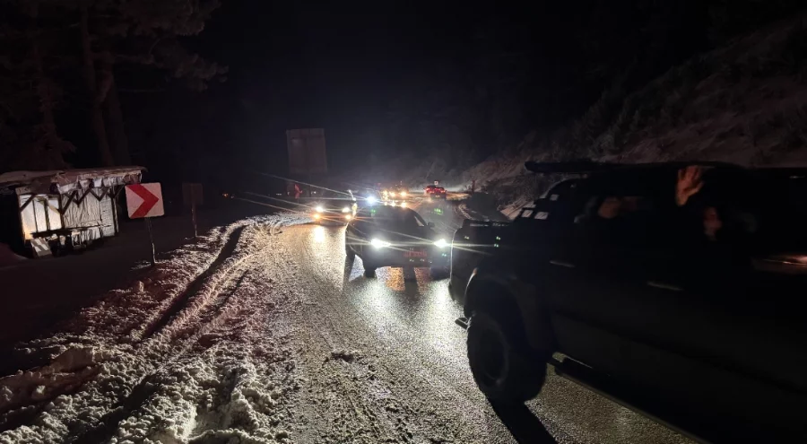 Beyaza bürünen Uludağ'da kış tedbirleri artırıldı!