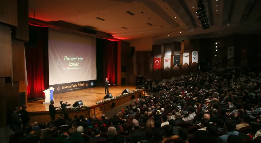 Bursa'da "Bursevi'nin İzinde" belgeselinin özel gösterimi gerçekleştirildi