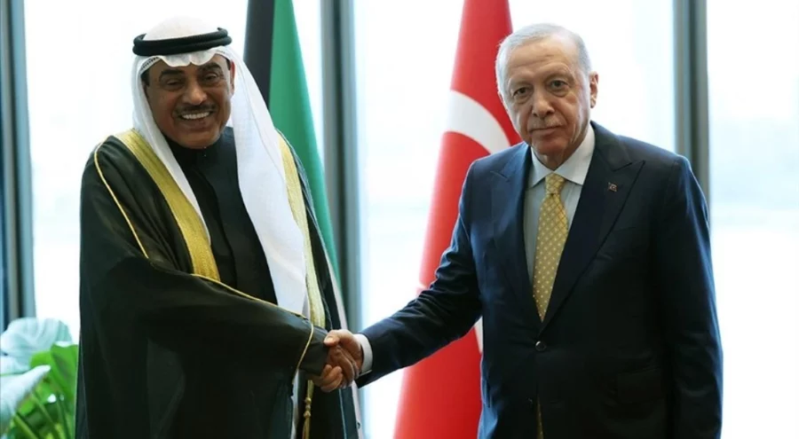 Cumhurbaşkanı Erdoğan, Kuveyt Veliaht Prensi ile görüştü