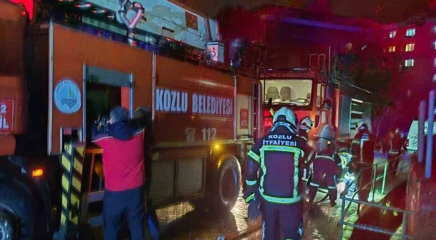 Zonguldak'ta korkutan yangın